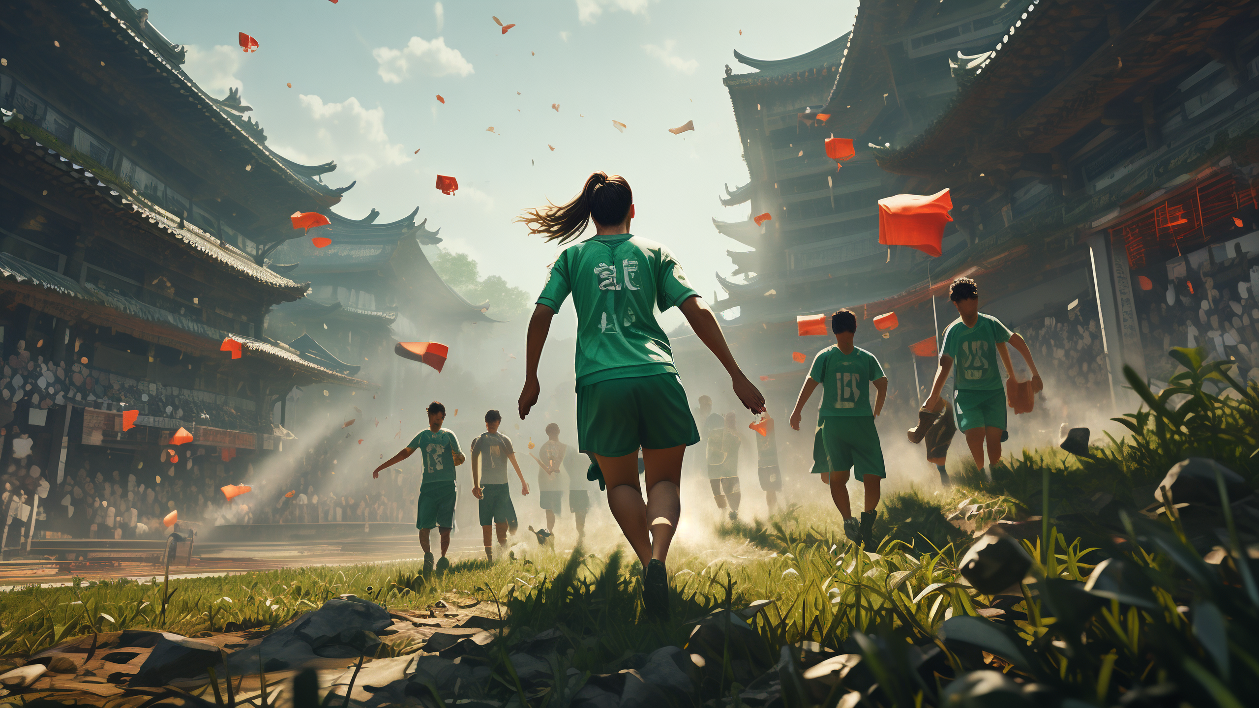 激战正酣异国风情诠释足球激情 激战正酣异国风情诠释足球激情